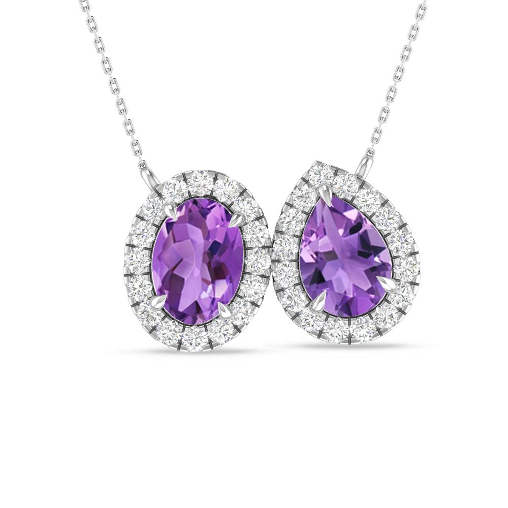 White Gold - Amethyst