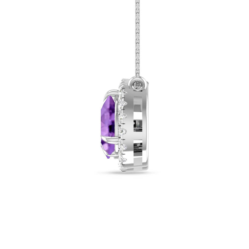 White Gold - Amethyst