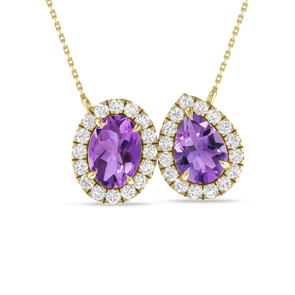 Yellow Gold - Amethyst
