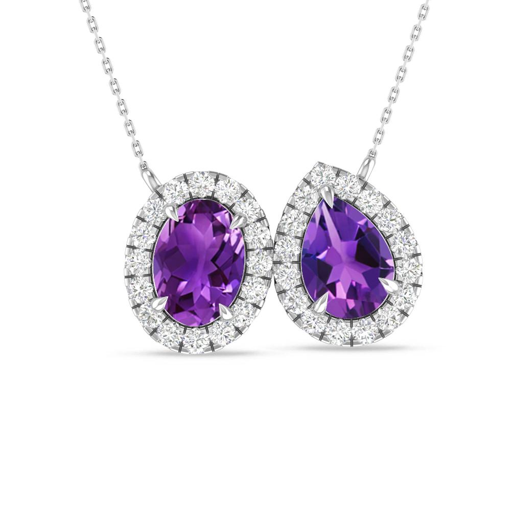 White Gold - Amethyst