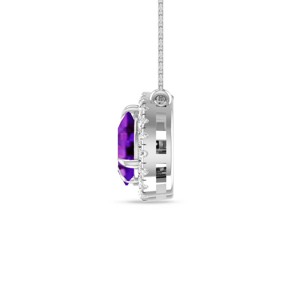 White Gold - Amethyst