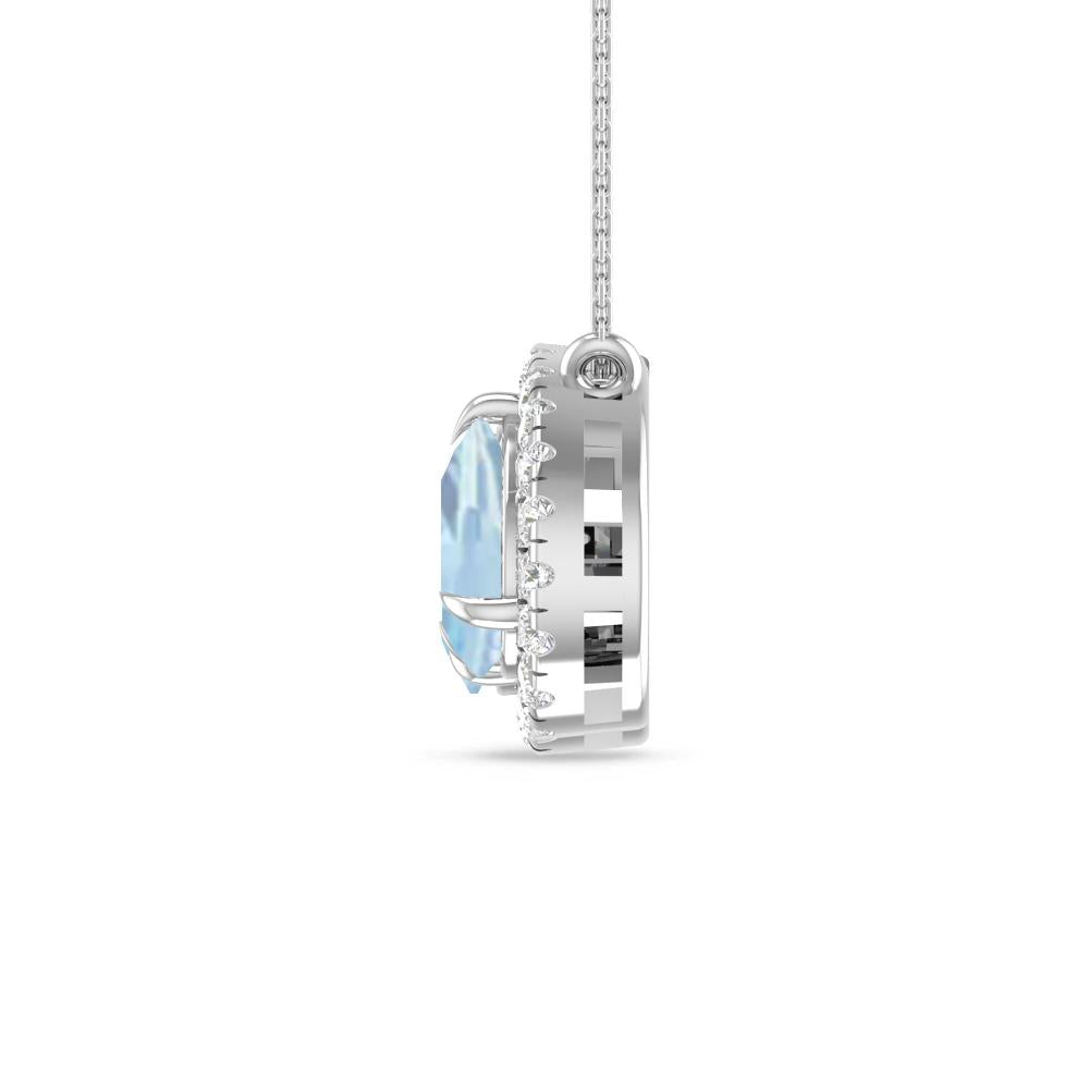 White Gold - Aquamarine