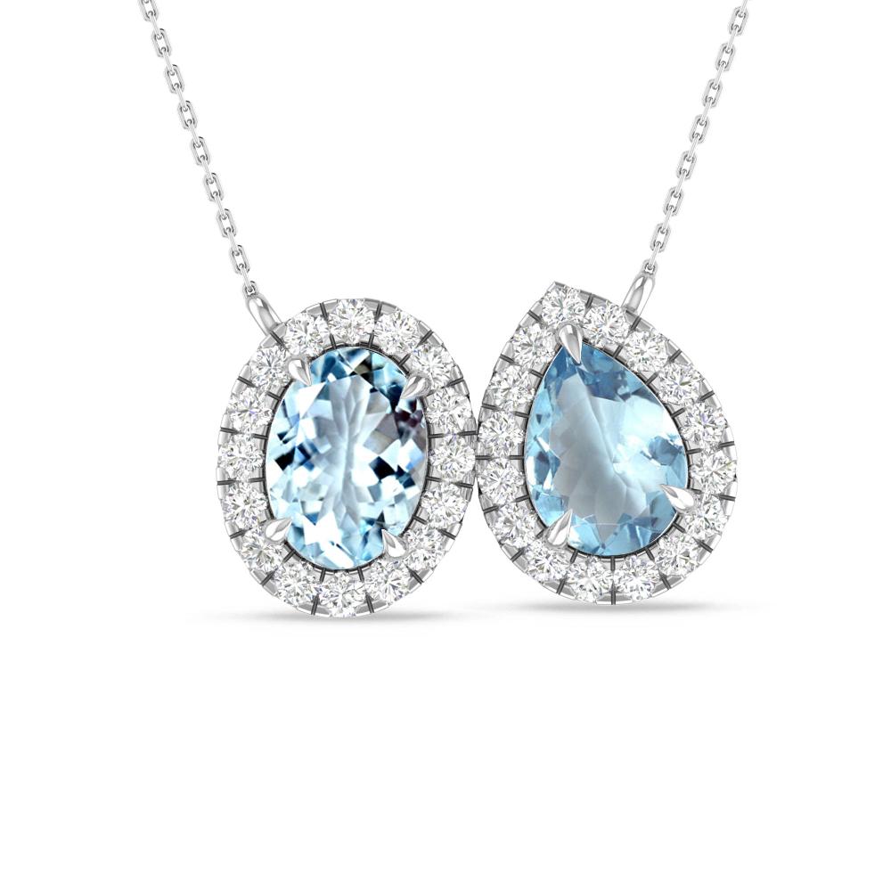 White Gold - Aquamarine