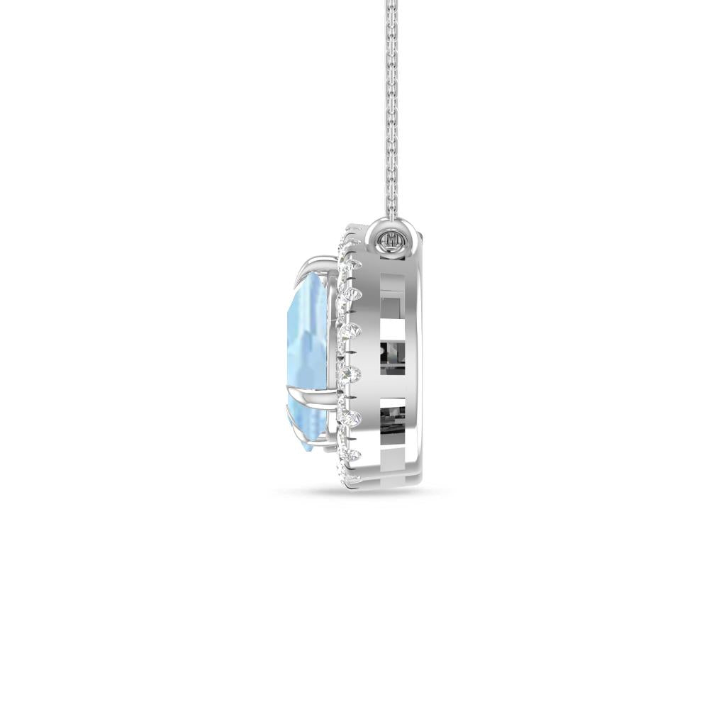 White Gold - Aquamarine