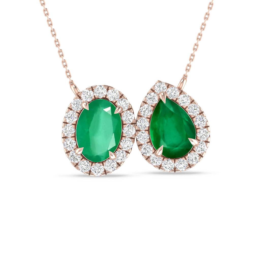 Rose Gold - Emerald