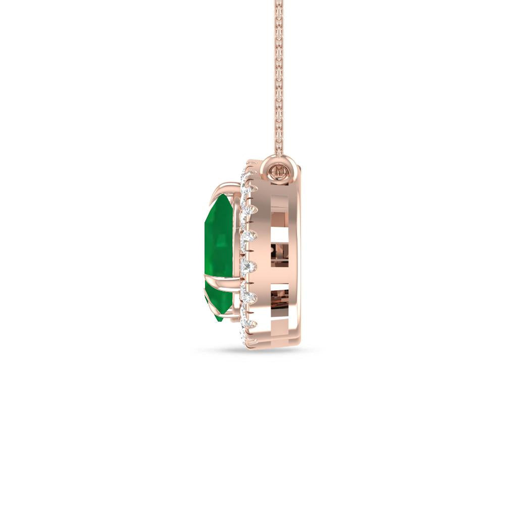 Rose Gold - Emerald