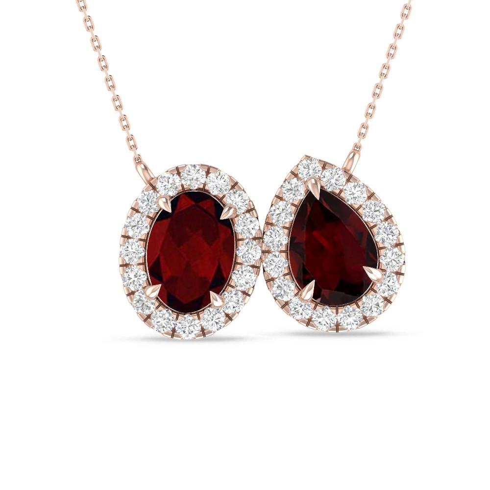 Rose Gold - Garnet