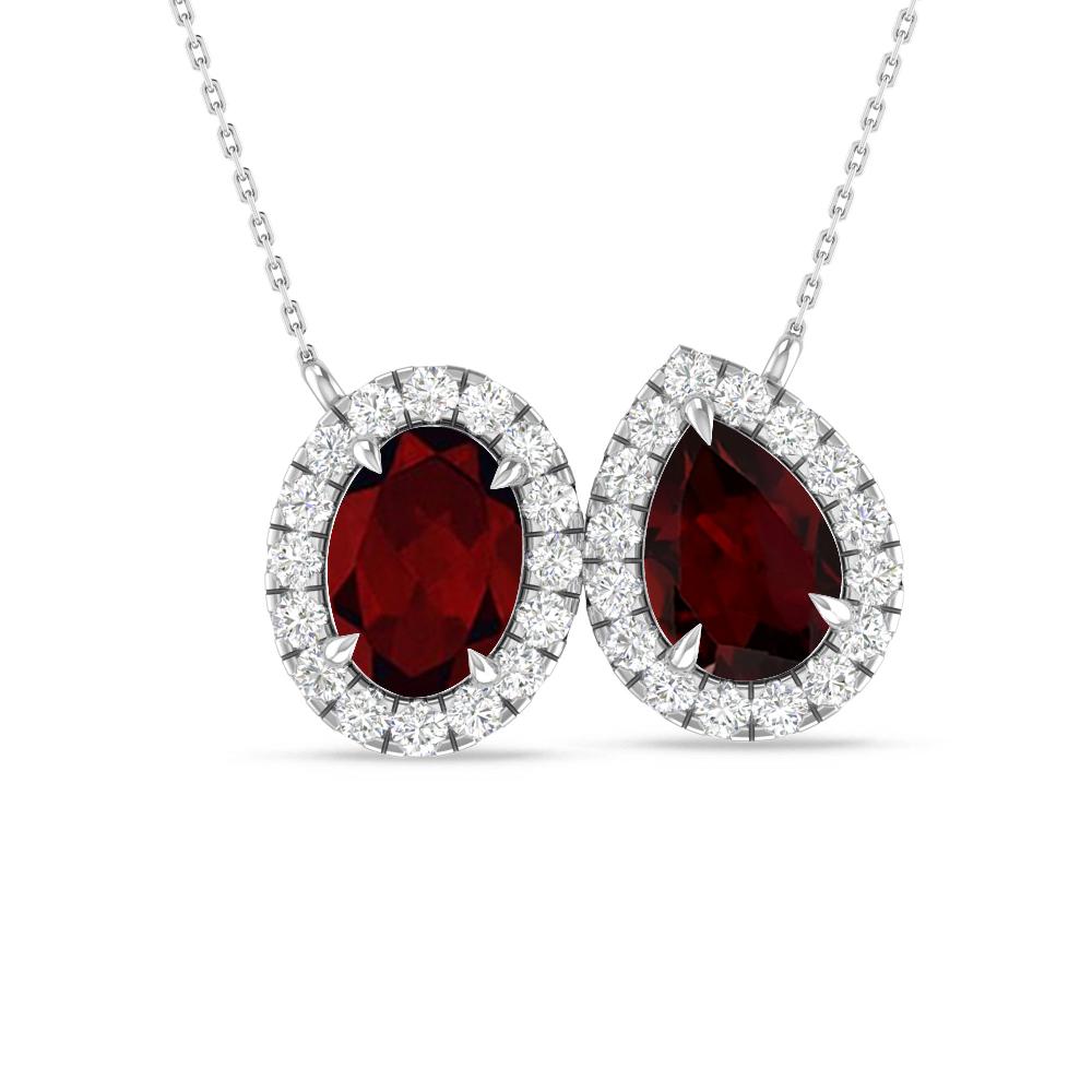White Gold - Garnet