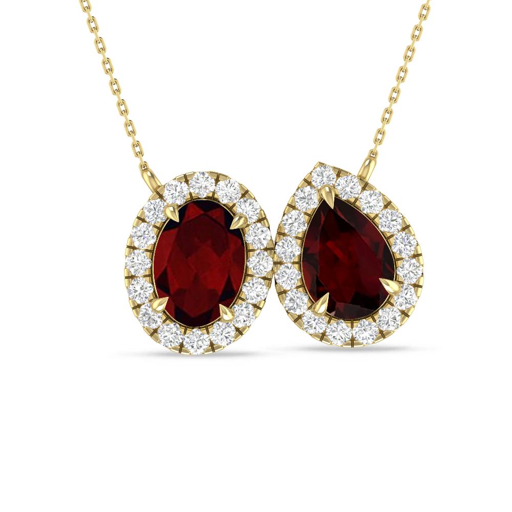 Yellow Gold - Garnet