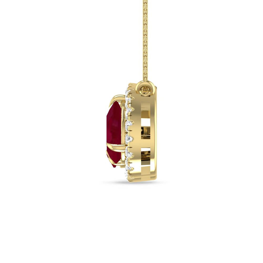 Yellow Gold - Garnet