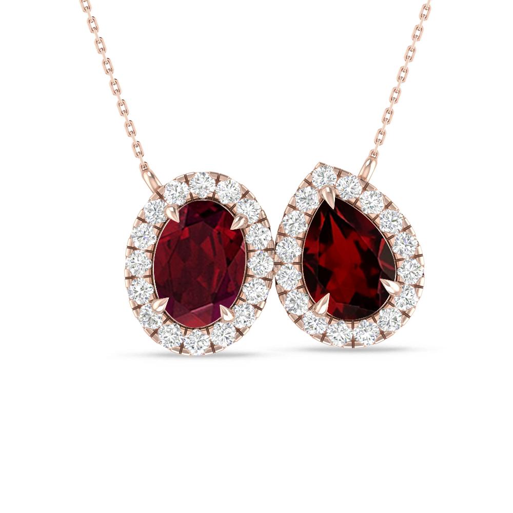 Rose Gold - Garnet