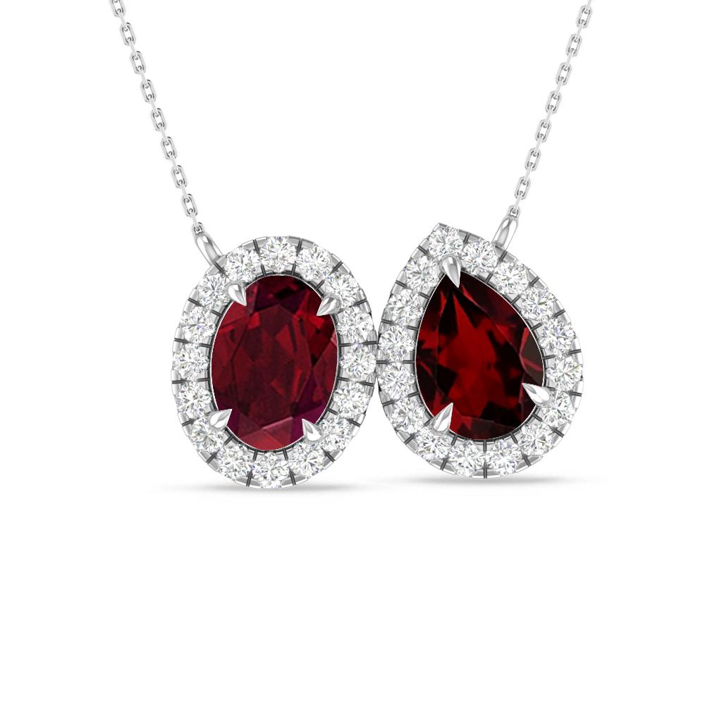 White Gold - Garnet
