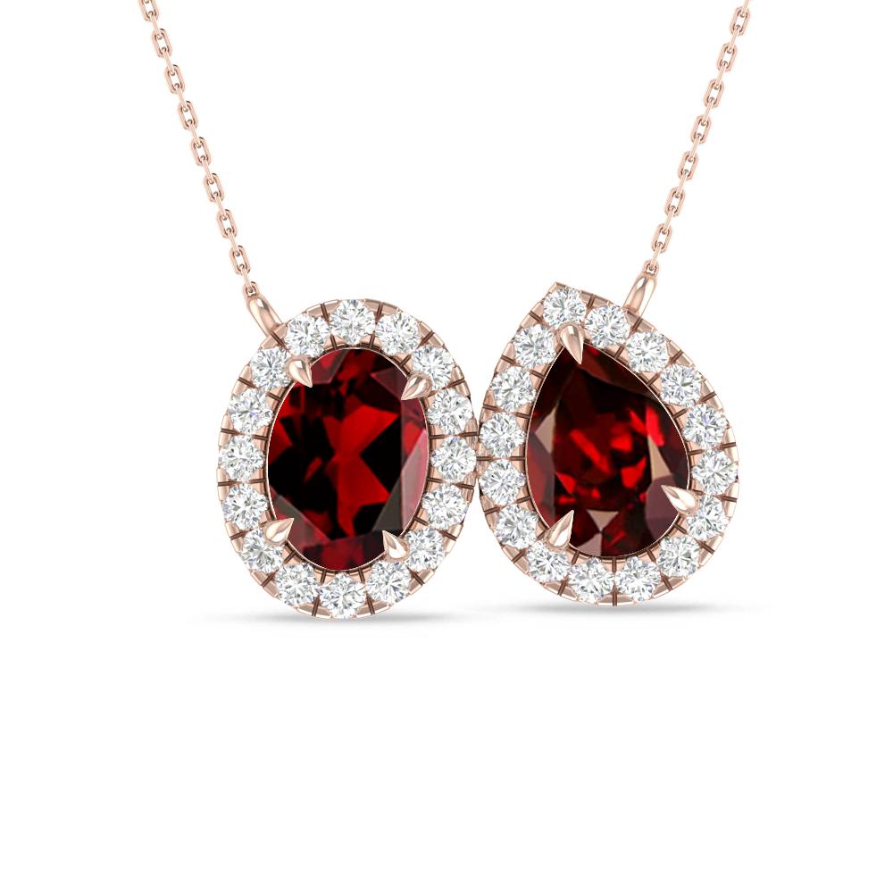 Rose Gold - Garnet