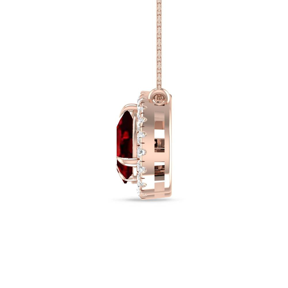 Rose Gold - Garnet