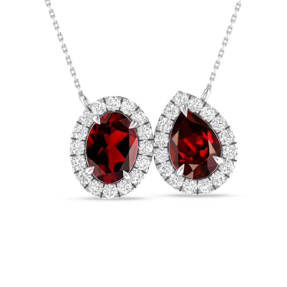 White Gold - Garnet
