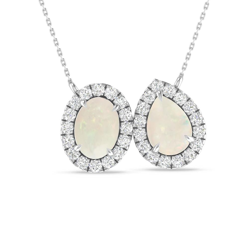 White Gold - Opal