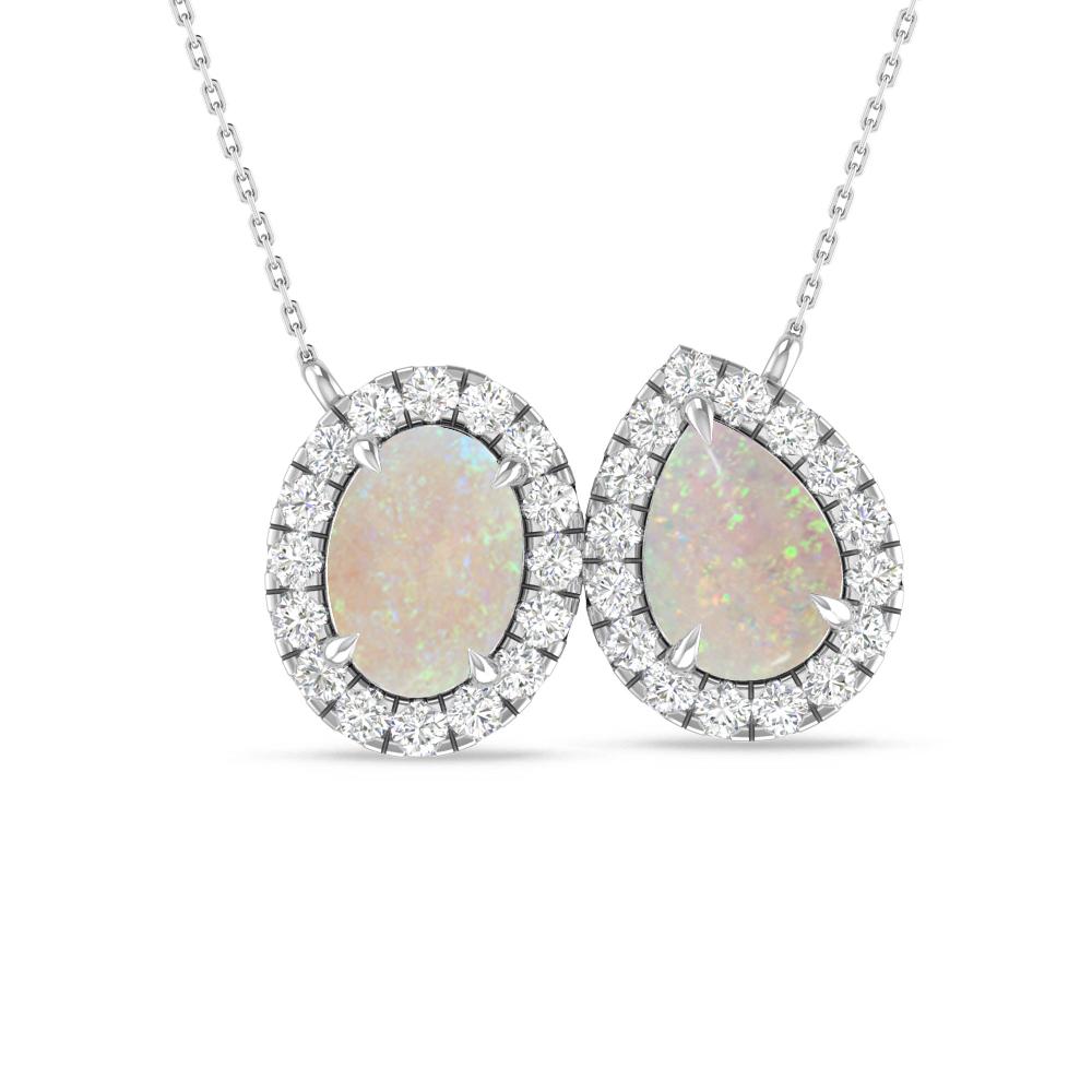 White Gold - Opal