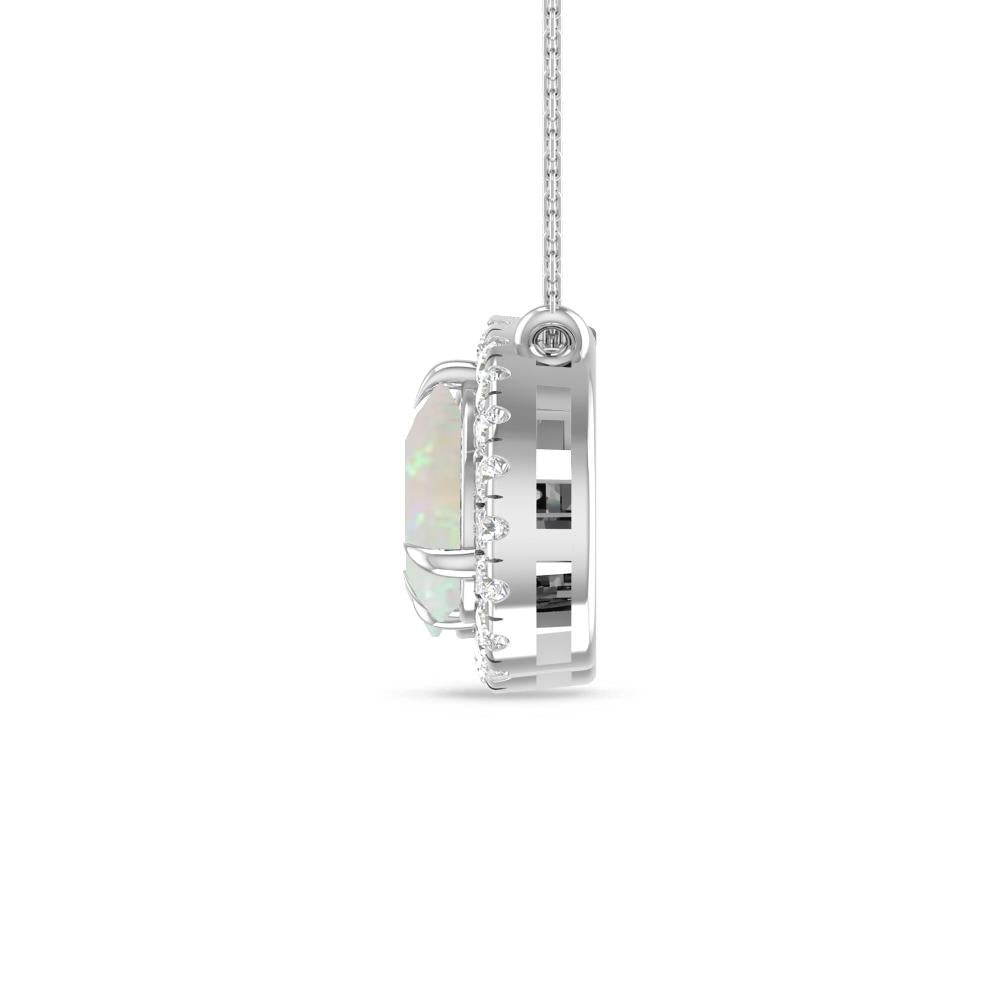 White Gold - Opal