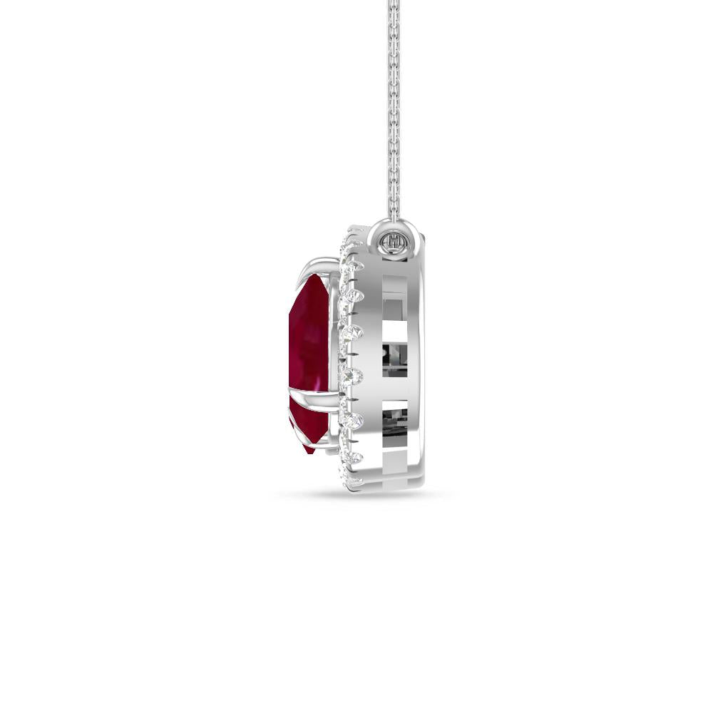 White Gold - Ruby