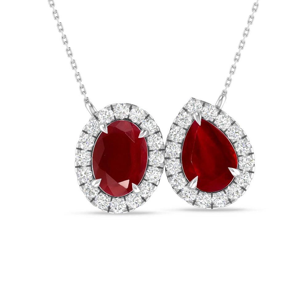 White Gold - Ruby