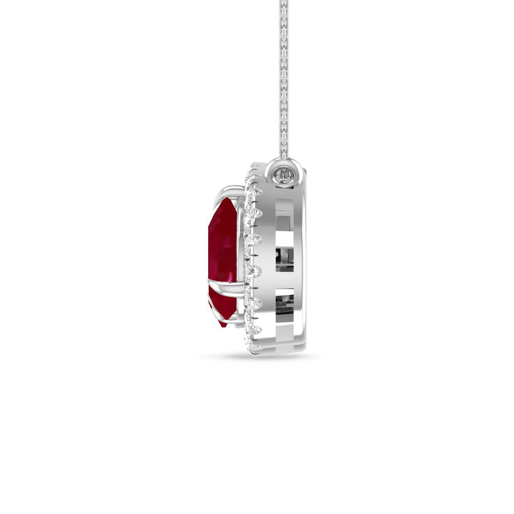 White Gold - Ruby