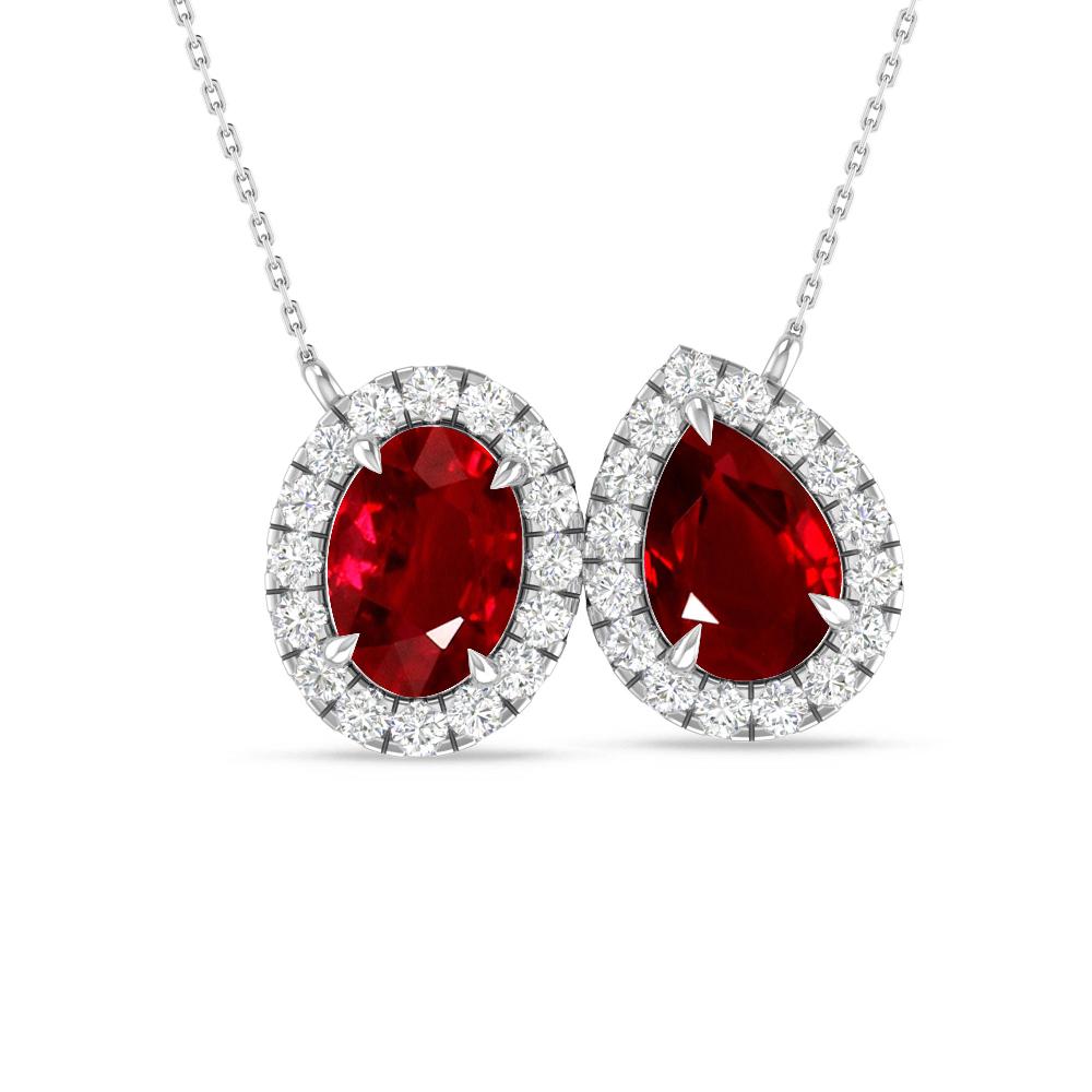 White Gold - Ruby