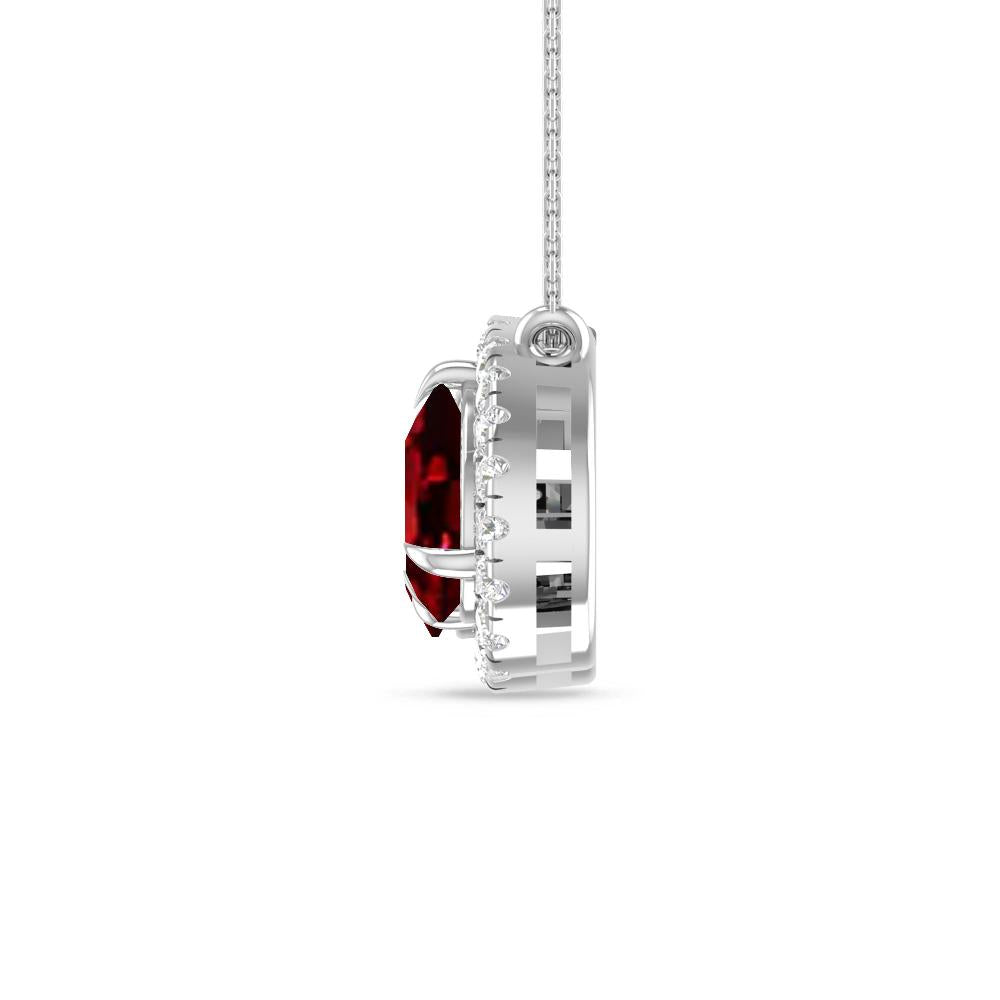 White Gold - Ruby