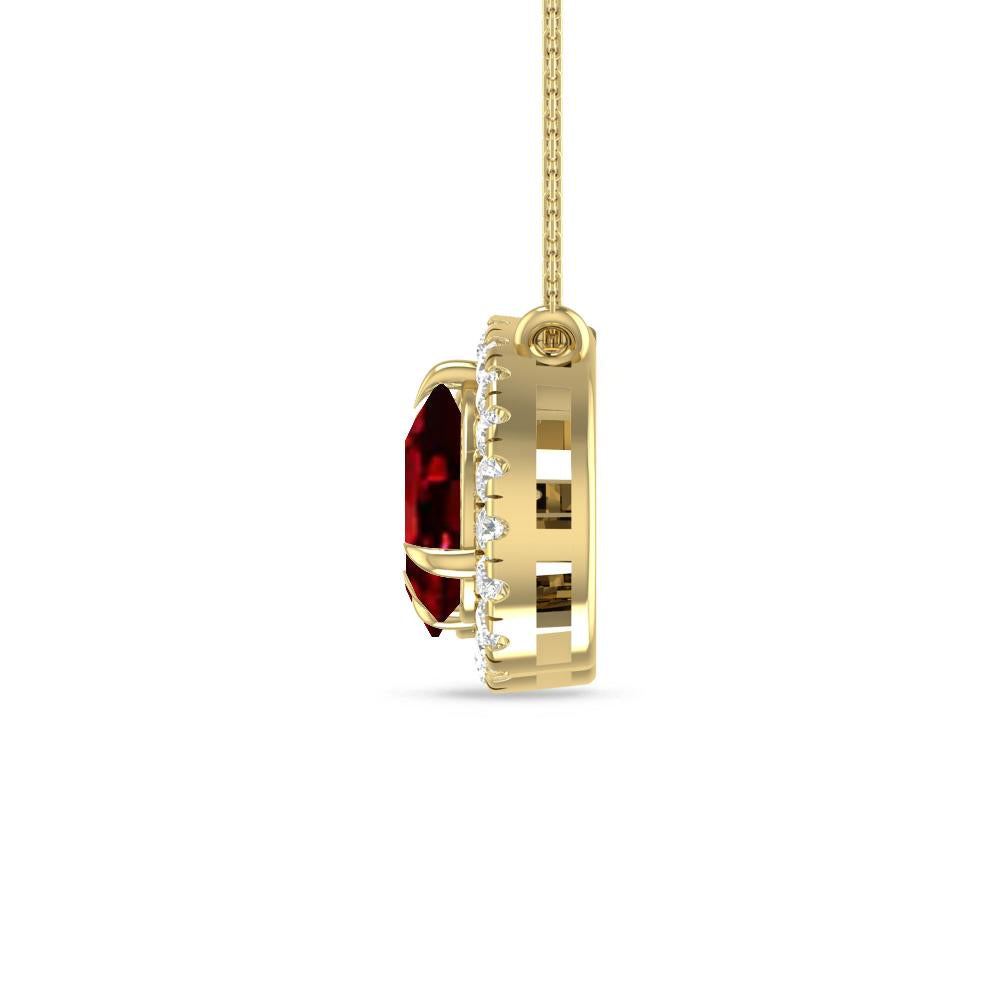 Yellow Gold - Ruby