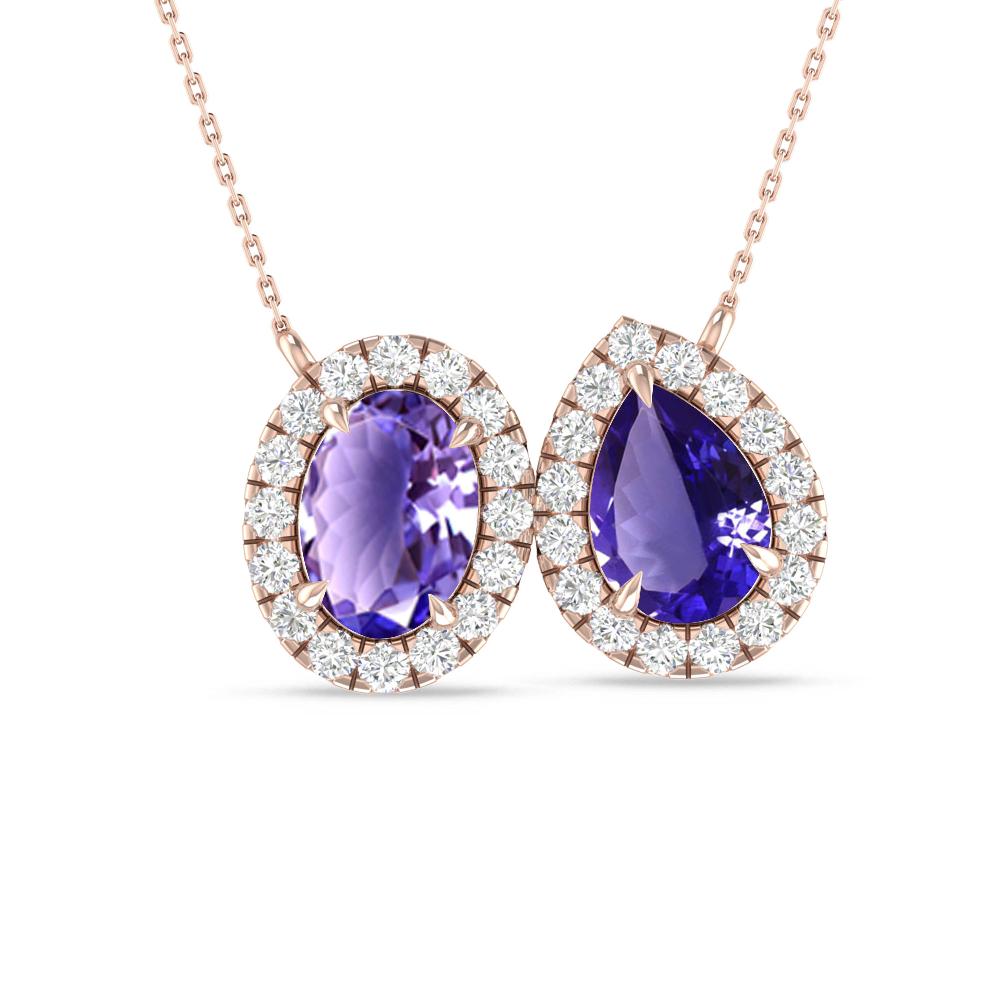 Rose Gold - Tanzanite
