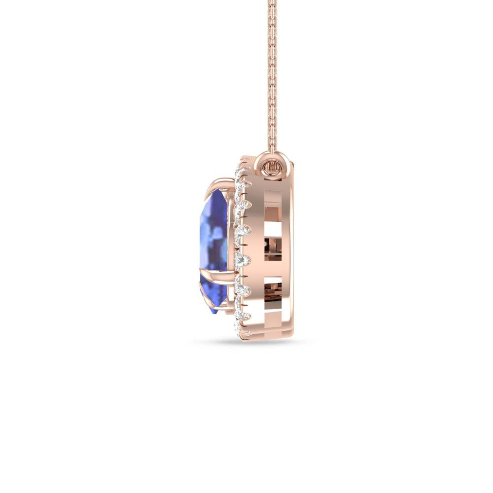 Rose Gold - Tanzanite