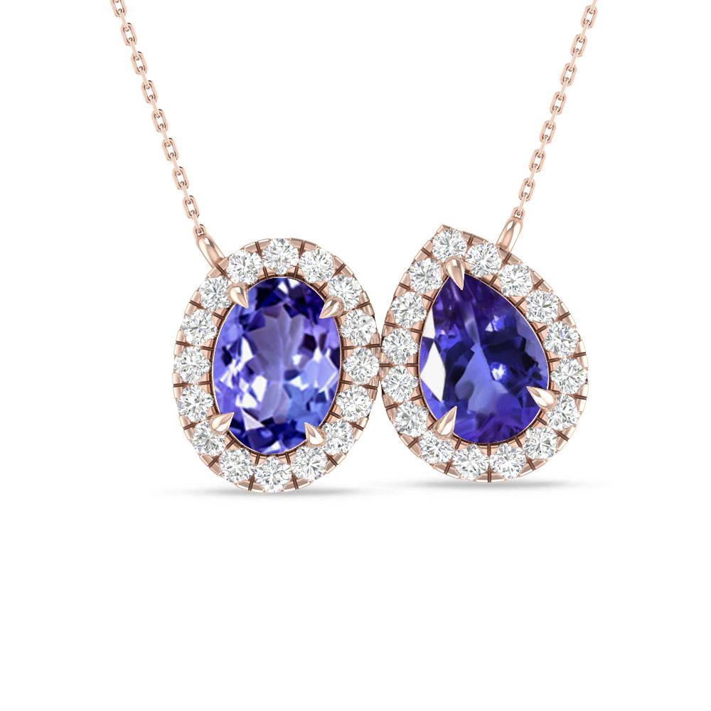 Rose Gold - Tanzanite