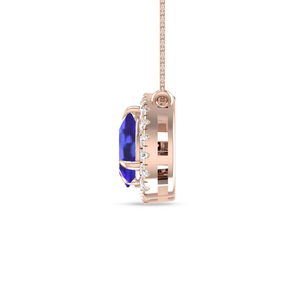 Rose Gold - Tanzanite