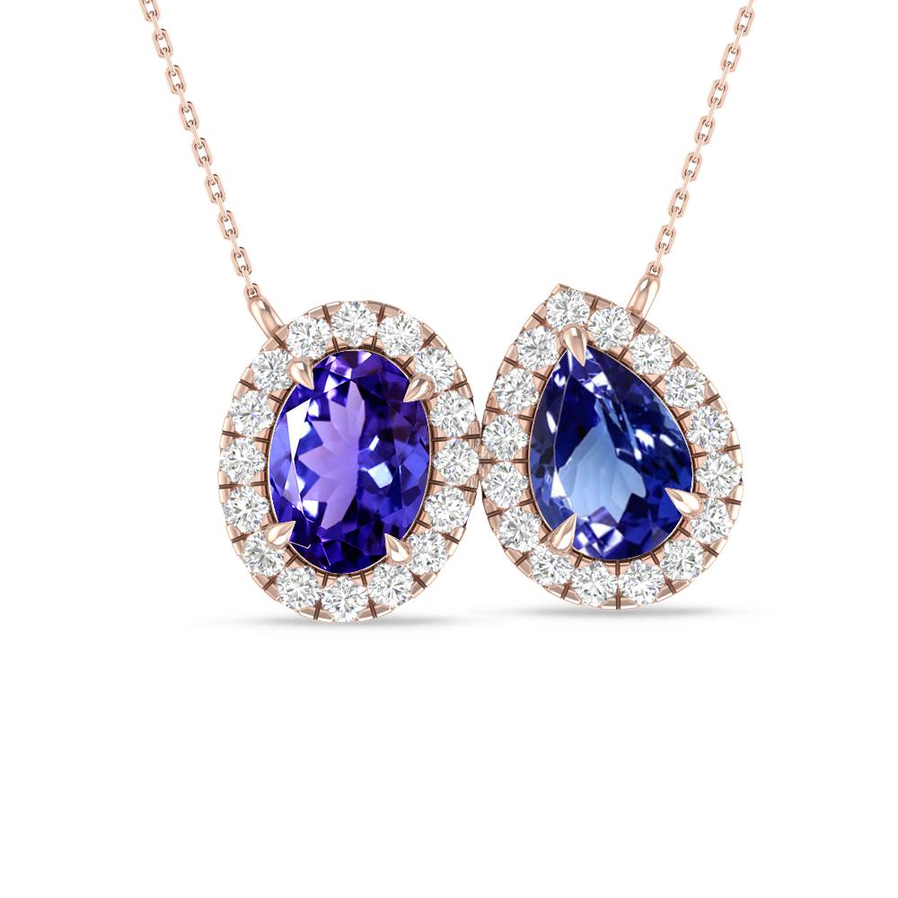 Rose Gold - Tanzanite