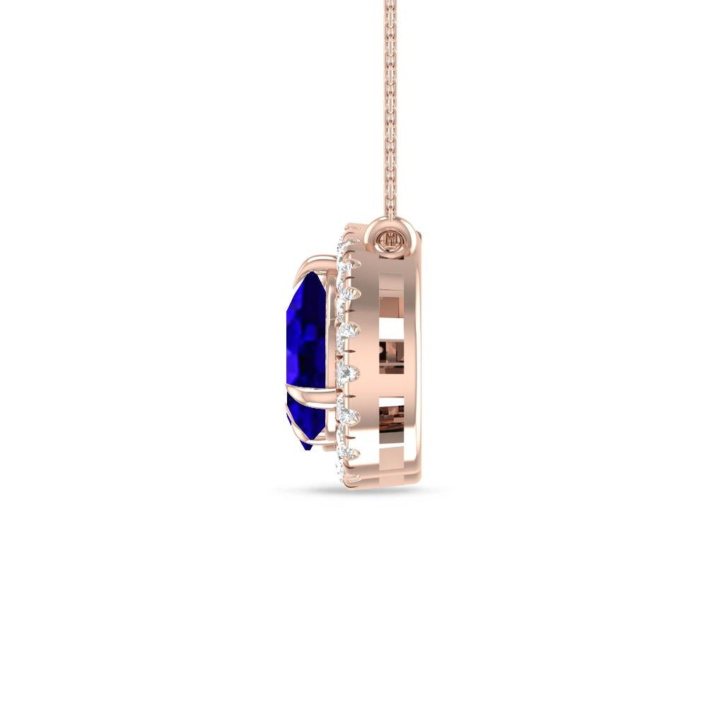 Rose Gold - Tanzanite