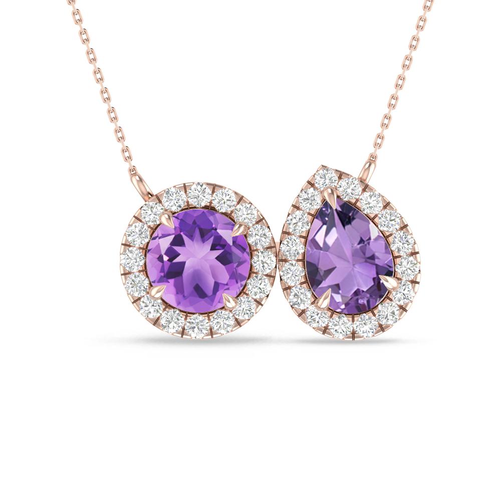 Rose Gold - Amethyst