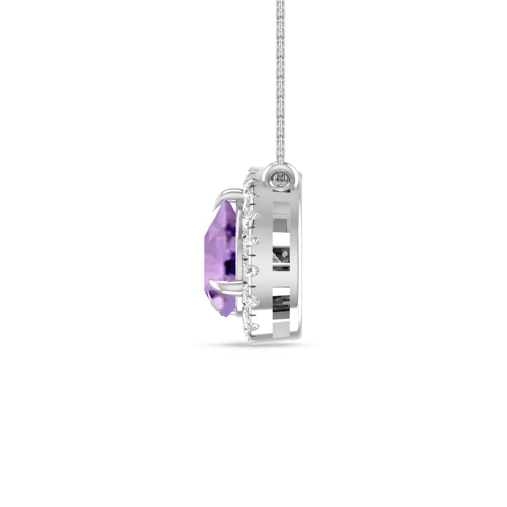 White Gold - Amethyst