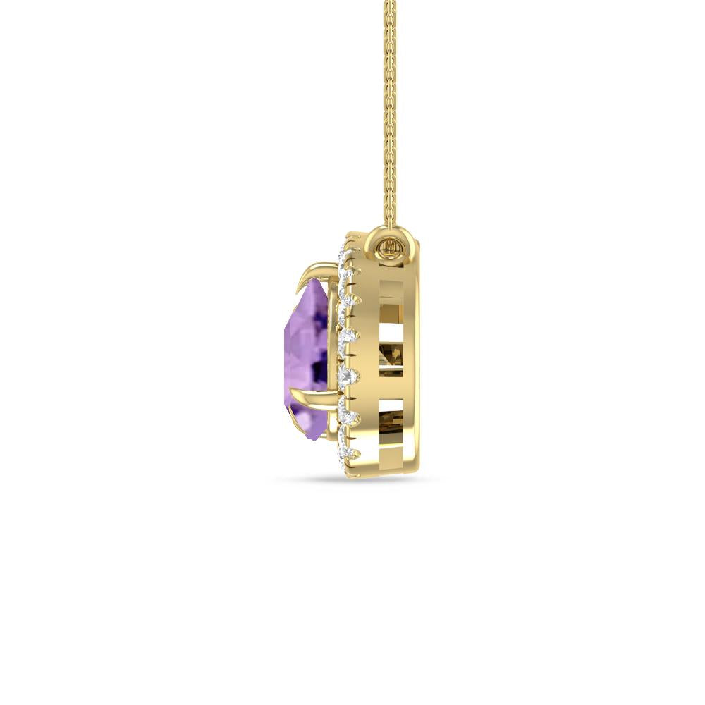 Yellow Gold - Amethyst