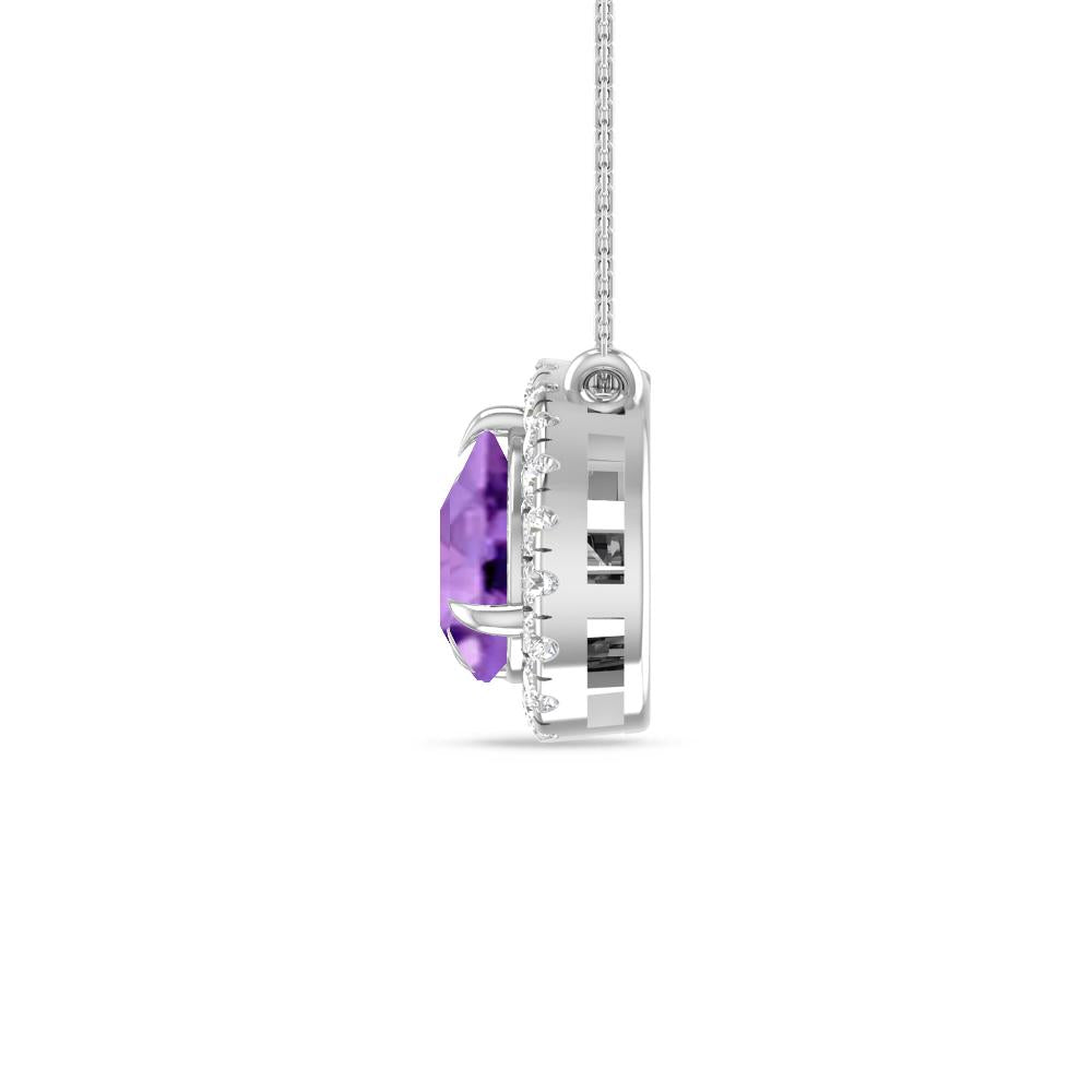 White Gold - Amethyst