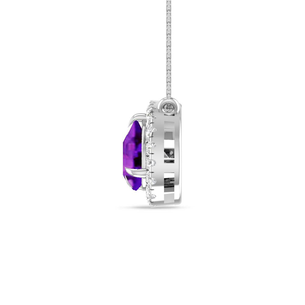 White Gold - Amethyst
