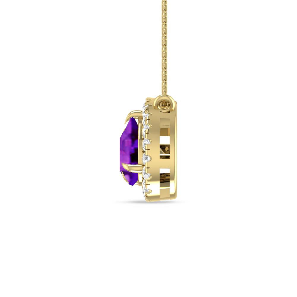 Yellow Gold - Amethyst