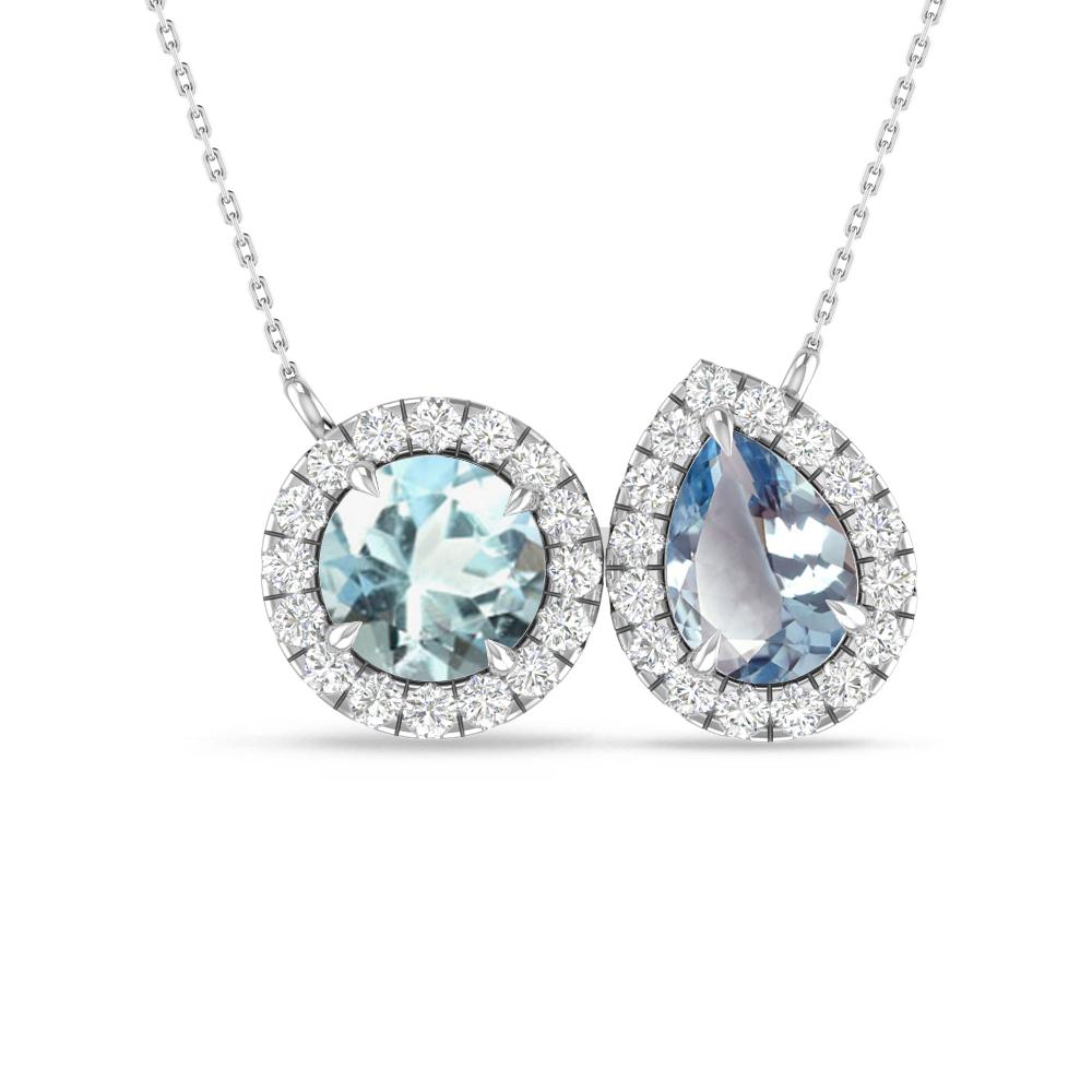 White Gold - Aquamarine