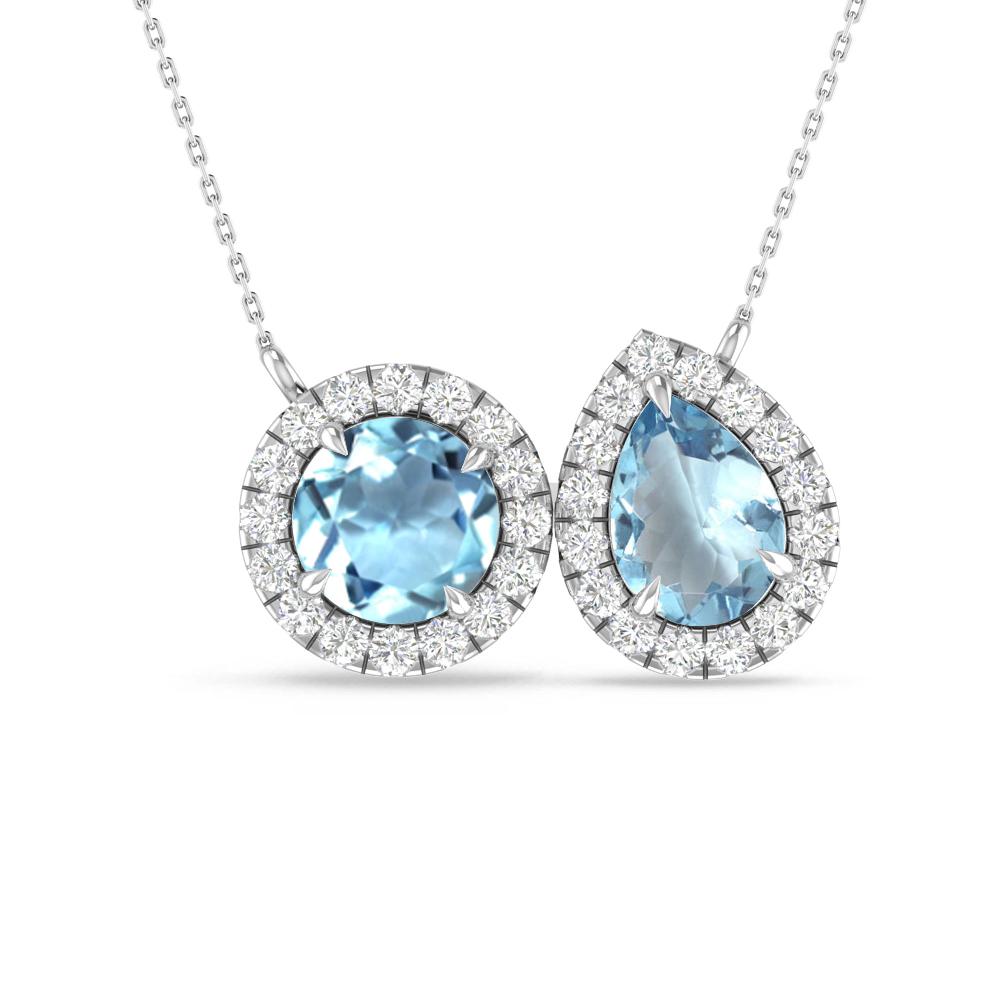 White Gold - Aquamarine