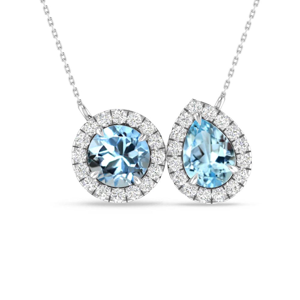 White Gold - Aquamarine
