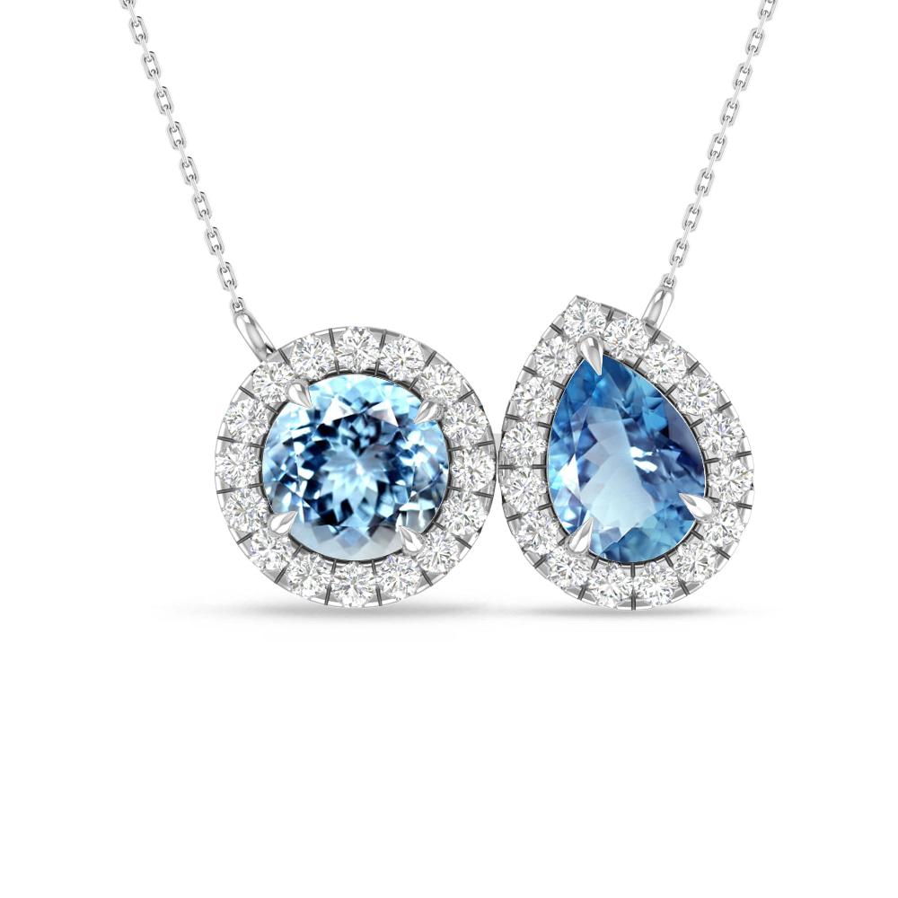 White Gold - Aquamarine