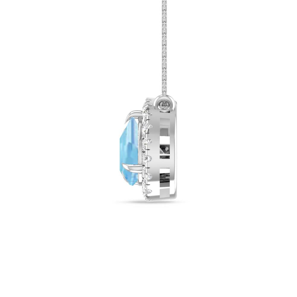 White Gold - Aquamarine