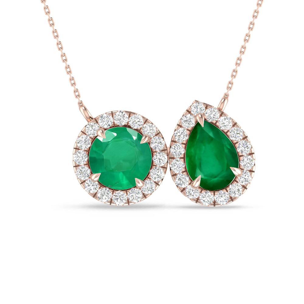 Rose Gold - Emerald