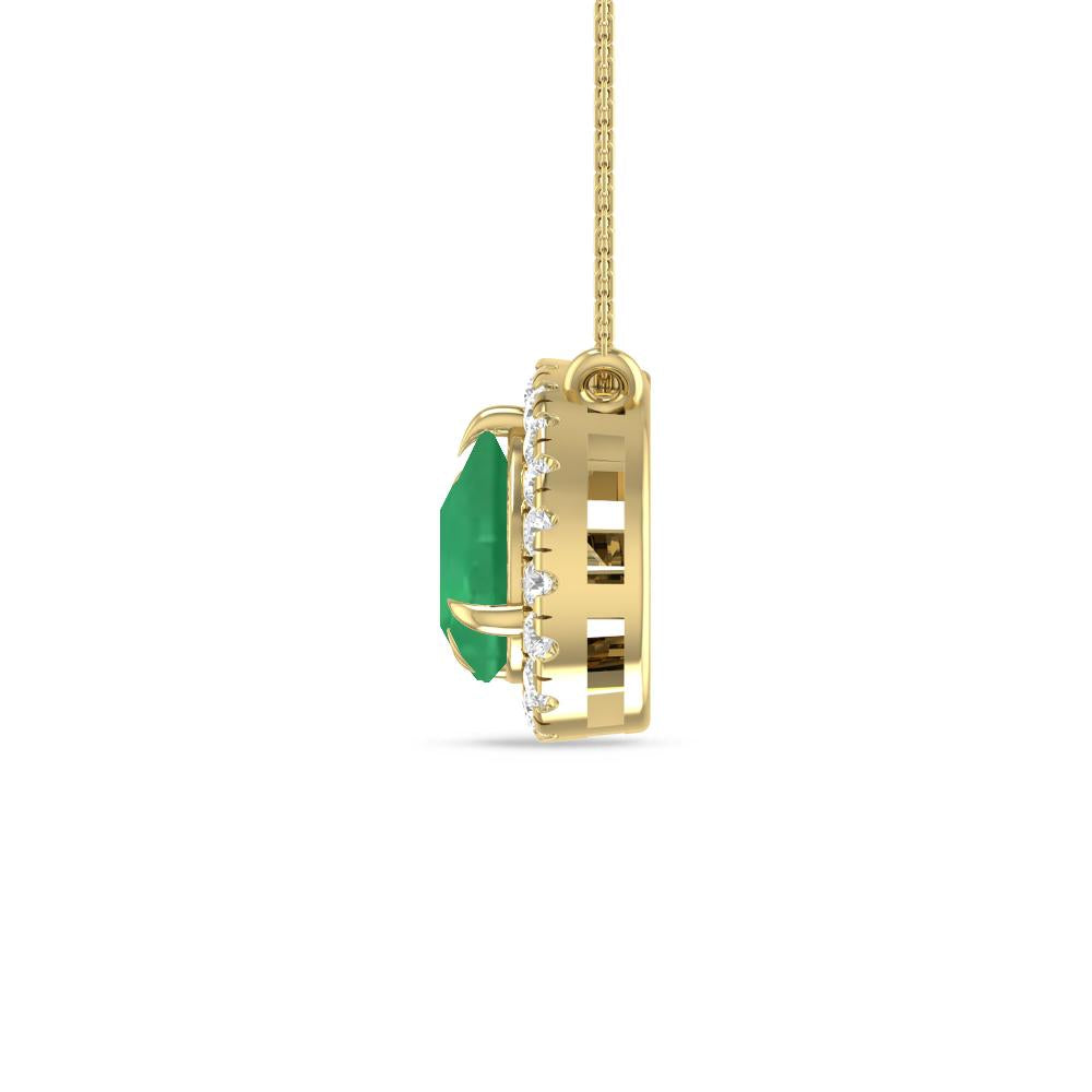 Yellow Gold - Emerald