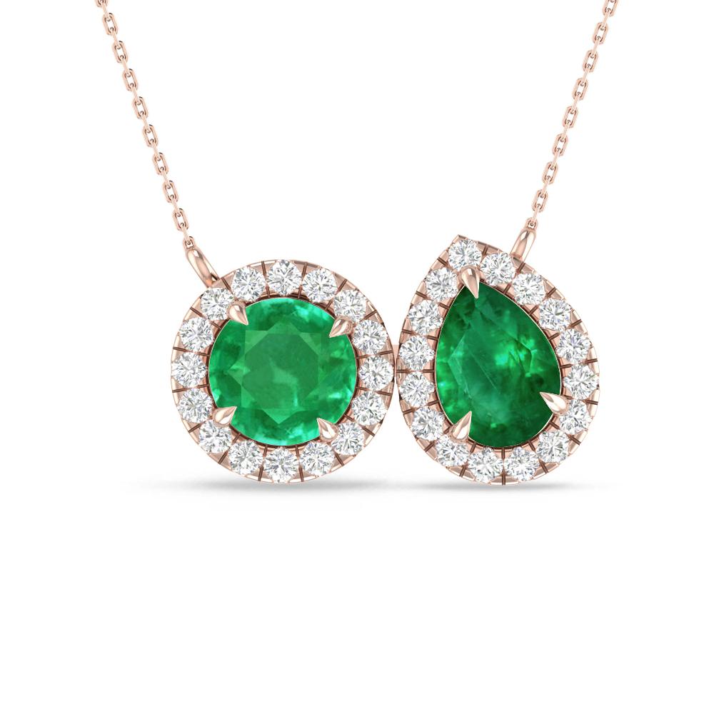 Rose Gold - Emerald