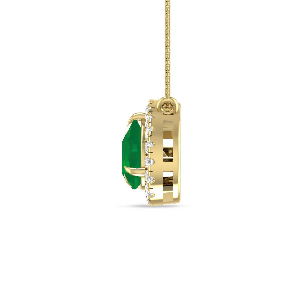 Yellow Gold - Emerald