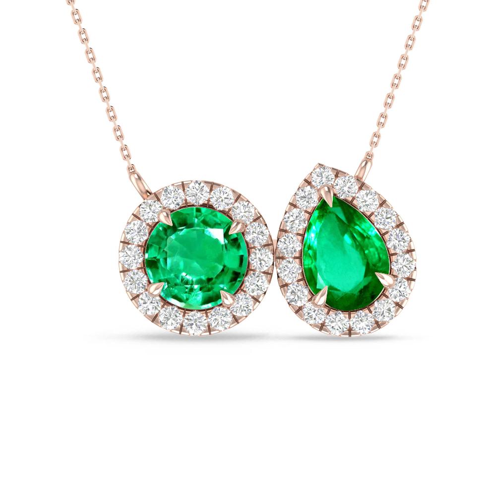 Rose Gold - Emerald